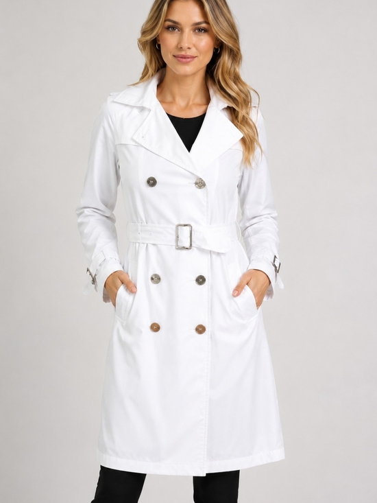 Michael Kors Jackets & Blazers - Michael Kors | Double-Breasted Belted Trench Coat | M | NWT